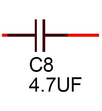 Bipolar or Non-polar Capacitor Schematic Symbol