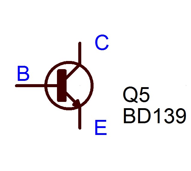 NPN Transistor Schematic Symbol