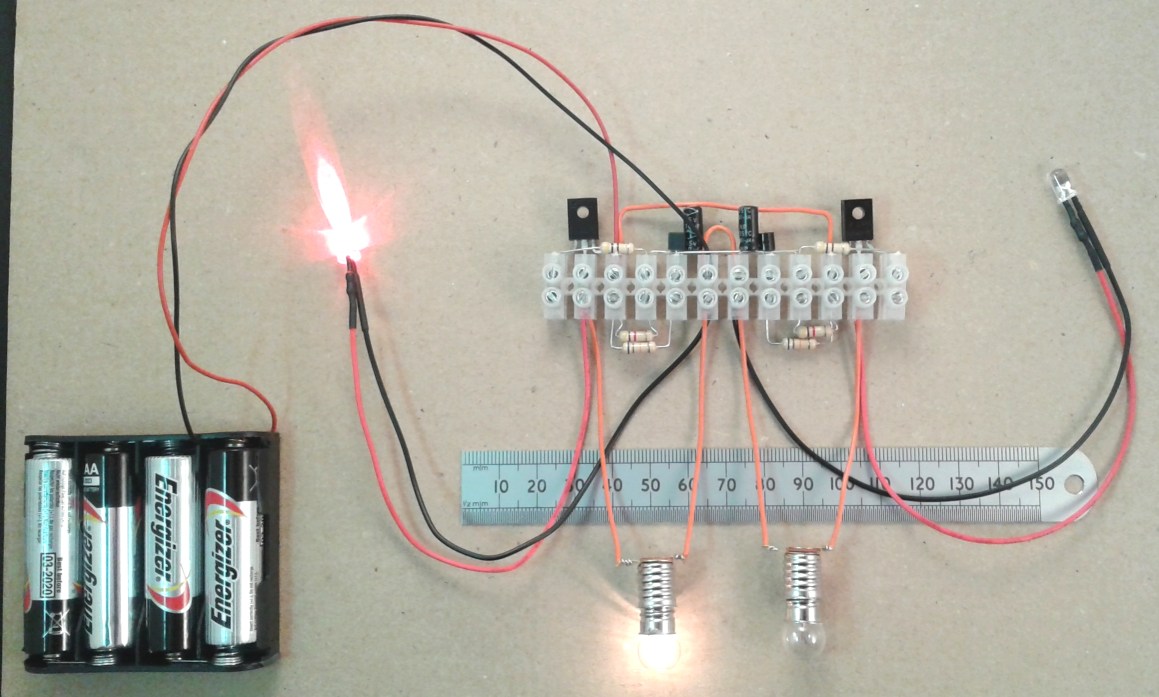 Astable Multivibrator
            in Operation